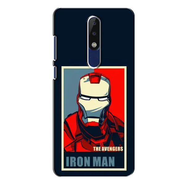 Чехол с рисунком «Art Iron man» для Nokia 5.1 Plus (X5) Чехол с рисунком «Art Iron man» для Nokia 5.1 Plus (X5)