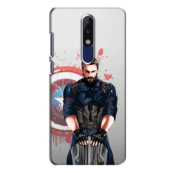 Чехол с рисунком «Арт капитан» для Nokia 5.1 Plus (X5) Чехол с рисунком «Арт капитан» для Nokia 5.1 Plus (X5)