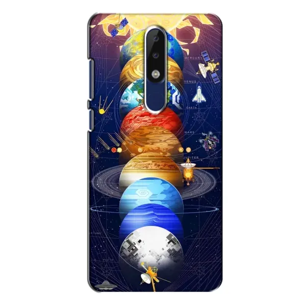 Чехол с рисунком «Арт планети» для Nokia 5.1 Plus (X5) Чехол с рисунком «Арт планети» для Nokia 5.1 Plus (X5)