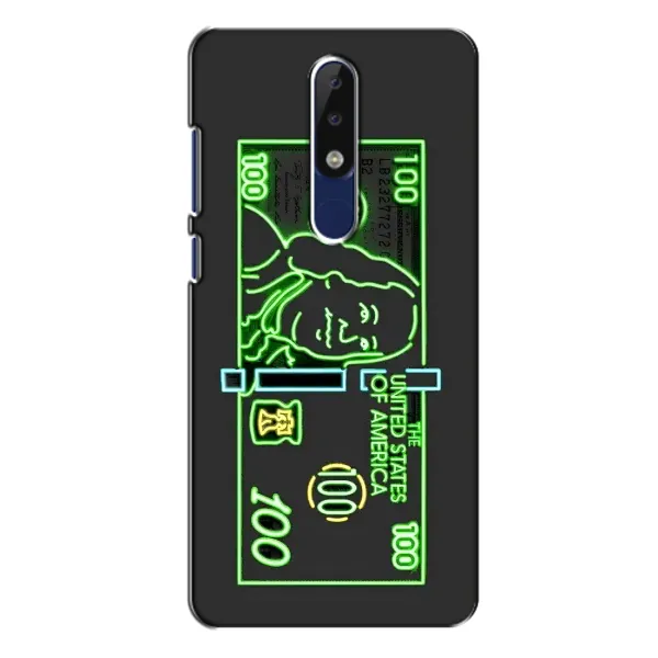 Чехол с рисунком «Баксы» для Nokia 5.1 Plus (X5)