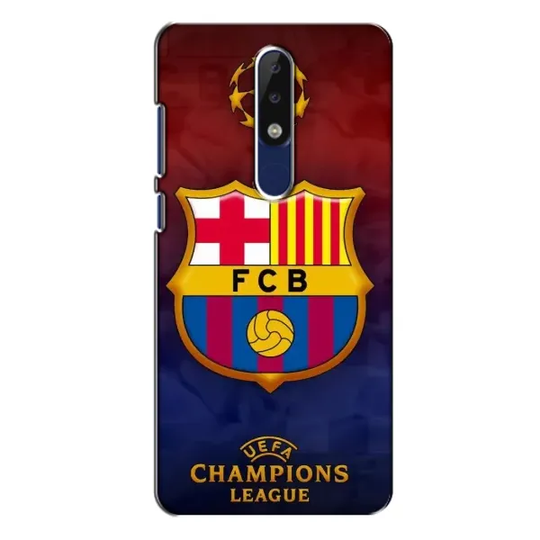 Чехол с рисунком «Barselona» для Nokia 5.1 Plus (X5)