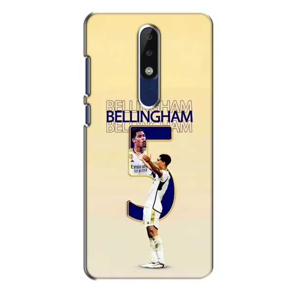 Чехол с рисунком «Беллингем ,Реал 5» для Nokia 5.1 Plus (X5)