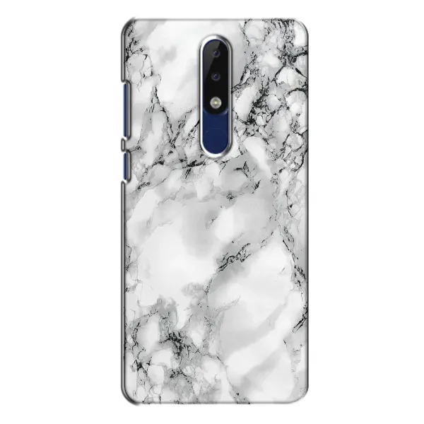 Чехол с рисунком «Белый мрамор» для Nokia 5.1 Plus (X5) Чехол с рисунком «Белый мрамор» для Nokia 5.1 Plus (X5)