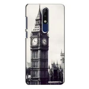 Чехол с рисунком «Биг-Бен» для Nokia 5.1 Plus (X5)