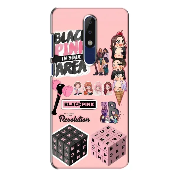 Чехол с рисунком «BLACK PINK коллаж» для Nokia 5.1 Plus (X5) Чехол с рисунком «BLACK PINK коллаж» для Nokia 5.1 Plus (X5)