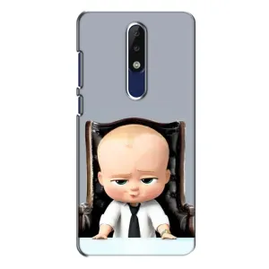 Мультяшный принт на Чехол для Нокиа 5.1 Плюс (BOSS)