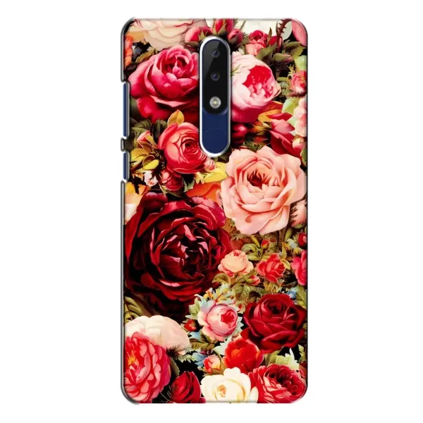 Чехол с рисунком «Букет цветов» для Nokia 5.1 Plus (X5) Чехол с рисунком «Букет цветов» для Nokia 5.1 Plus (X5)