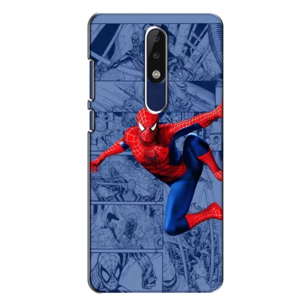 Чехол с рисунком «Человек Паук» для Nokia 5.1 Plus (X5)