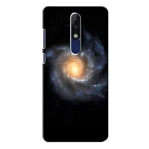 Чохли КОСМОС на Nokia 5.1 Plus (X5) (Чорна дира)