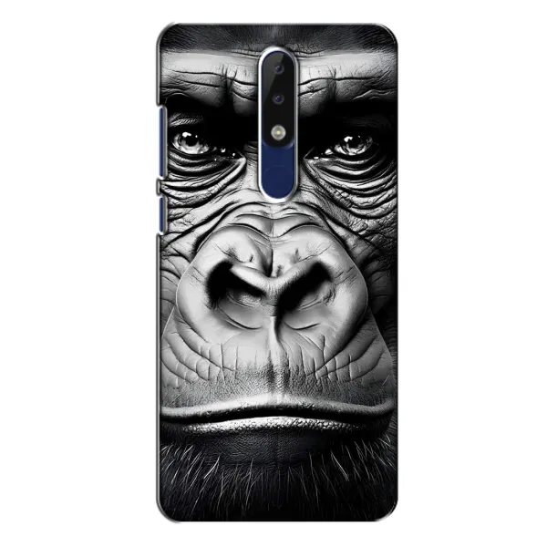 Чехол с рисунком «Черная обезьяна» для Nokia 5.1 Plus (X5) Чехол с рисунком «Черная обезьяна» для Nokia 5.1 Plus (X5)