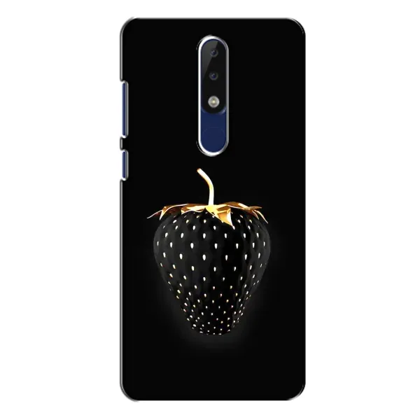 Чехол с рисунком «Чёрная клубника» для Nokia 5.1 Plus (X5) Чехол с рисунком «Чёрная клубника» для Nokia 5.1 Plus (X5)