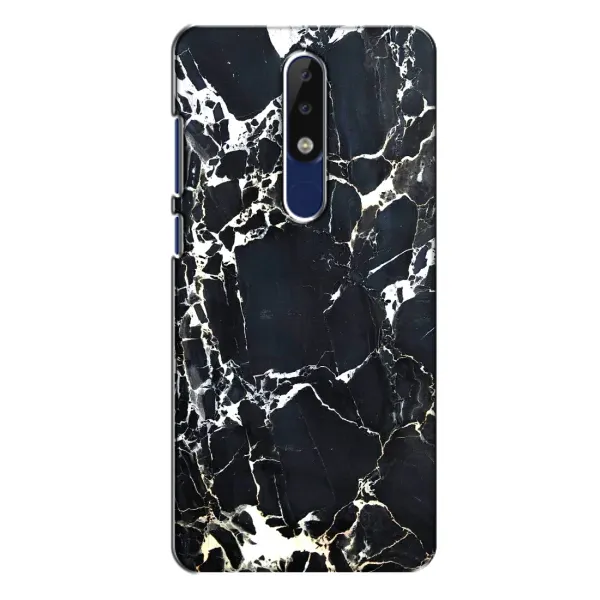 Чехол с рисунком «Чёрный мрамор» для Nokia 5.1 Plus (X5) Чехол с рисунком «Чёрный мрамор» для Nokia 5.1 Plus (X5)