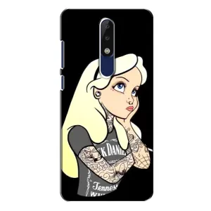 Чехол Стильные девушки на Nokia 5.1 Plus (X5) (Девушка обиделась)