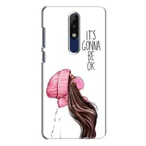 Чехол Стильные девушки на Nokia 5.1 Plus (X5) (Девушка в маске)