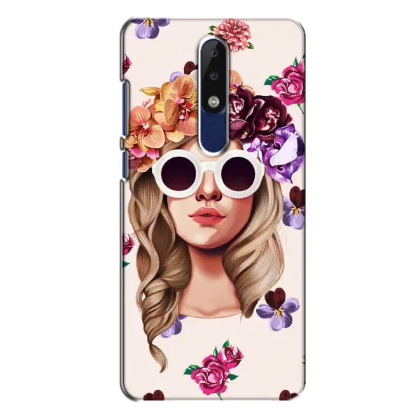 Чехол с рисунком «Девушка в очках» для Nokia 5.1 Plus (X5) Чехол с рисунком «Девушка в очках» для Nokia 5.1 Plus (X5)