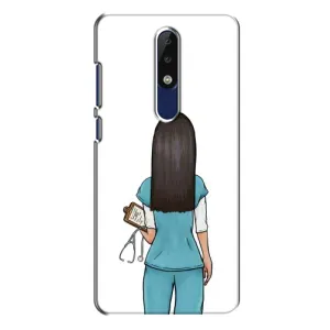 Силиконовый бампер (Работники) на Nokia 5.1 Plus (X5) (Доктор)