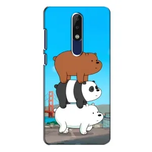 Чехлы с Пандами на Nokia 5.1 Plus (X5) (Друзья)