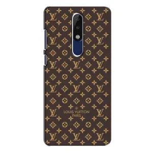Чохол Стиль Louis Vuitton на Nokia 5.1 Plus (X5) (Фон Луі Віттон)