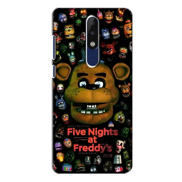 Чехол с рисунком «Freddy» для Nokia 5.1 Plus (X5)