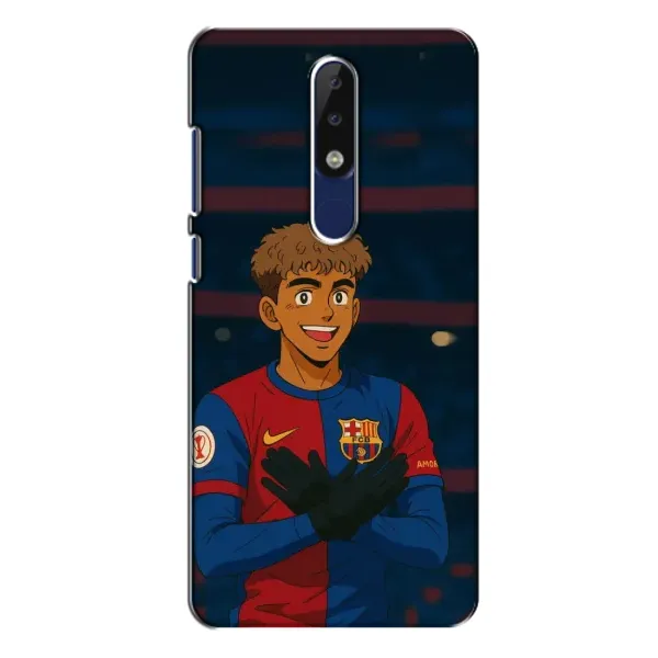 Чехол с рисунком «Футболист Ямаль» для Nokia 5.1 Plus (X5) Чехол с рисунком «Футболист Ямаль» для Nokia 5.1 Plus (X5)