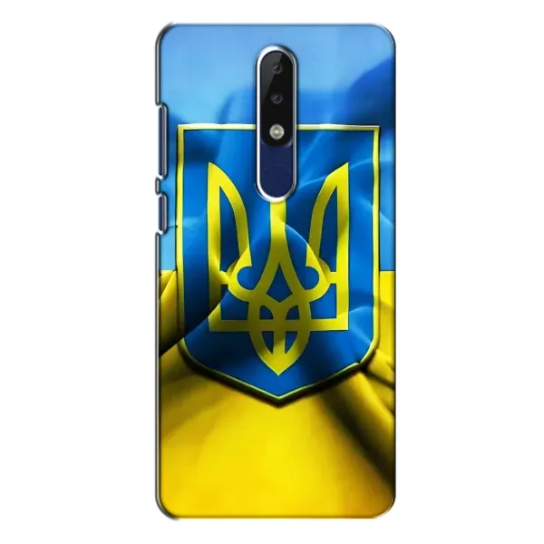Чохол з малюнком «Герб і Прапор України» для Nokia 5.1 Plus (X5) Чохол з малюнком «Герб і Прапор України» для Nokia 5.1 Plus (X5)