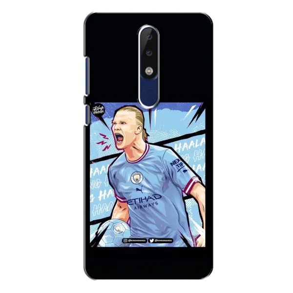 Чехол с рисунком «гол Эрлинг Холланд» для Nokia 5.1 Plus (X5)