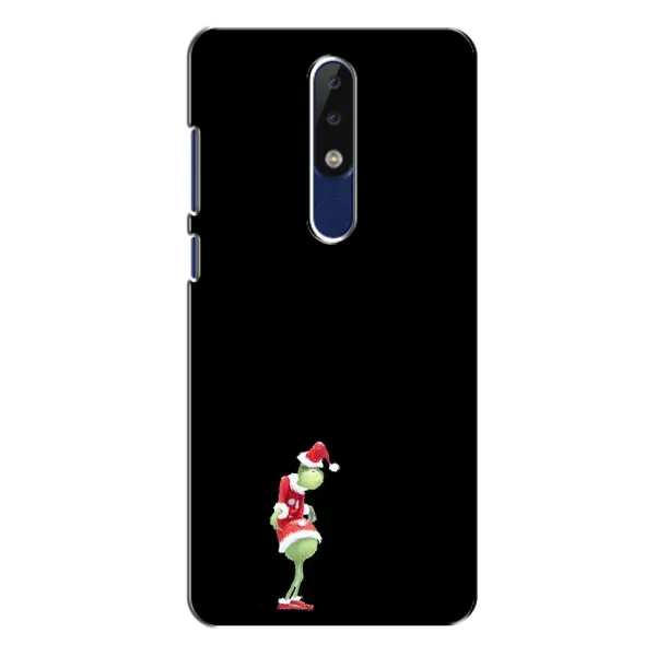 Чехол с рисунком «Гринч на чорном» для Nokia 5.1 Plus (X5) Чехол с рисунком «Гринч на чорном» для Nokia 5.1 Plus (X5)