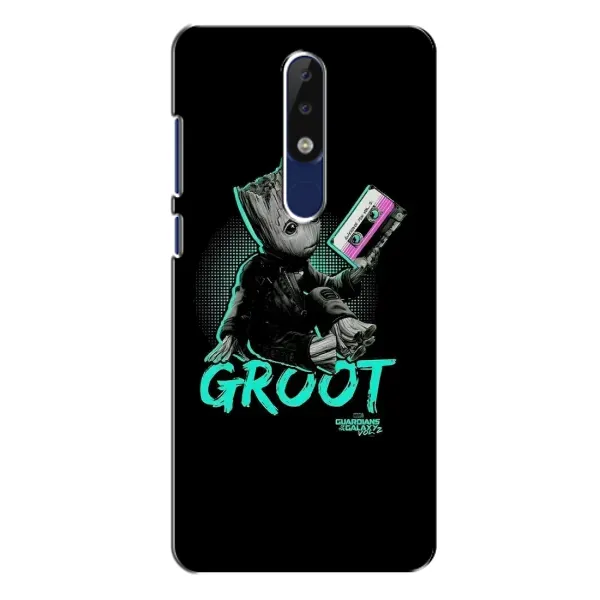 Чехол с рисунком «Groot» для Nokia 5.1 Plus (X5) Чехол с рисунком «Groot» для Nokia 5.1 Plus (X5)