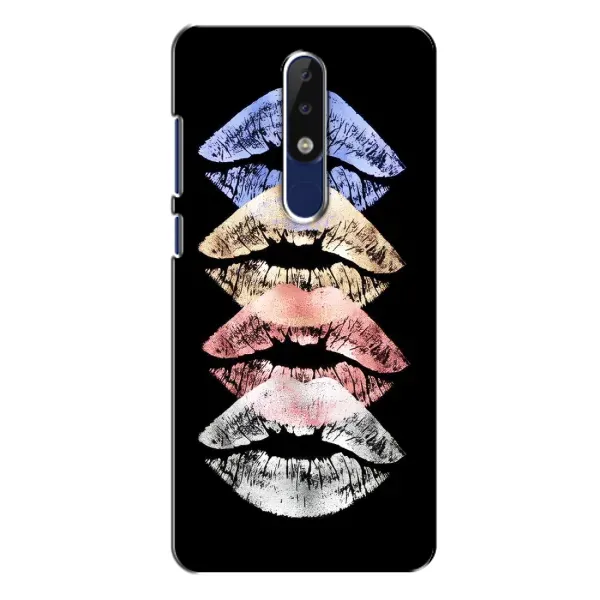 Чехол с рисунком «Губы» для Nokia 5.1 Plus (X5)