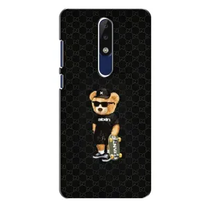 Чехлы Мишка Тедди для Нокиа 5.1 Плюс (GUCCI Teddy)