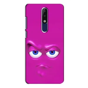 Силиконовые Чехлы (смешные стикеры) для Nokia 5.1 Plus (X5) (Хитрая мордочка)