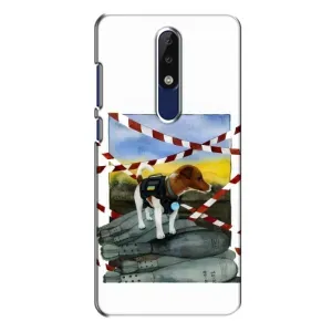 Чехол с принтом Собаки Патрон для Nokia 5.1 Plus (X5) (Храбрый Патрон)