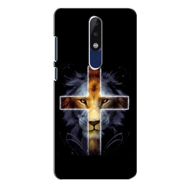 Чехол с рисунком «Иисус Лев» для Nokia 5.1 Plus (X5)