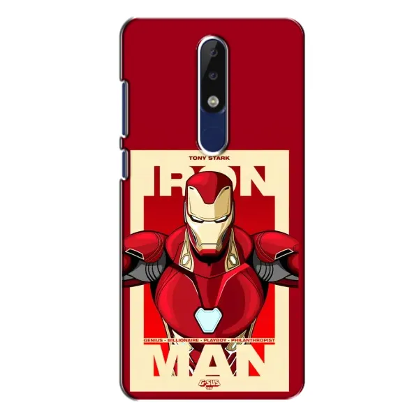 Чехол с рисунком «Iron man» для Nokia 5.1 Plus (X5) Чехол с рисунком «Iron man» для Nokia 5.1 Plus (X5)