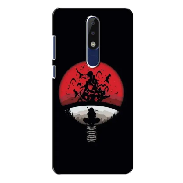 Чехол с рисунком «Итачи на черном» для Nokia 5.1 Plus (X5) Чехол с рисунком «Итачи на черном» для Nokia 5.1 Plus (X5)