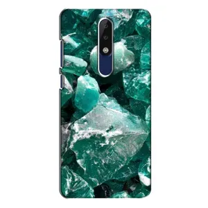 Чехол (Дорого -богато) на Nokia 5.1 Plus (X5) (Изумруд)