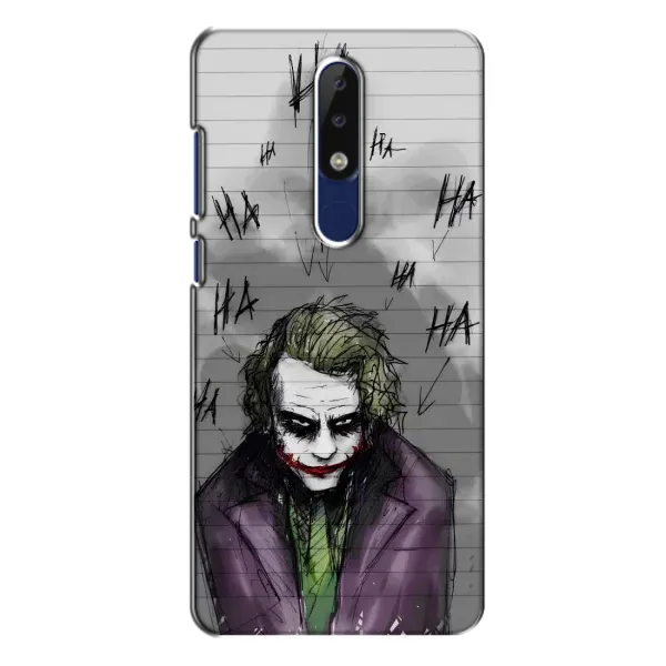 Чехол с рисунком «Joker клоун» для Nokia 5.1 Plus (X5) Чехол с рисунком «Joker клоун» для Nokia 5.1 Plus (X5)