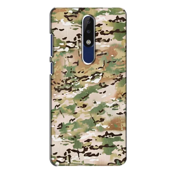 Чехол с рисунком «Камуфляжный» для Nokia 5.1 Plus (X5)