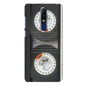 Чехол с Прикольным принтом на Nokia 5.1 Plus (X5) (Кассета магнитофона)