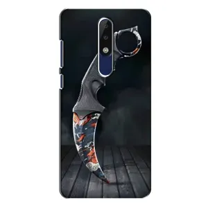Чехол КИБЕРСПОРТ для Nokia 5.1 Plus (X5) (Кинжал КС ГО)