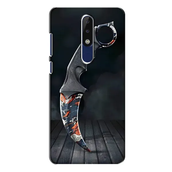 Чехол с рисунком «Кинжал КС ГО» для Nokia 5.1 Plus (X5) Чехол с рисунком «Кинжал КС ГО» для Nokia 5.1 Plus (X5)
