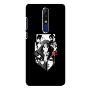 Чехлы с картинкой Итачи Учиха на Nokia 5.1 Plus (X5) (Коллаж Итачи)