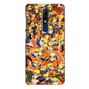 Чехлы с принтом Наруто на Nokia 5.1 Plus (X5) (Коллаж Наруто)