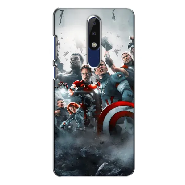 Чехол с рисунком «Команда марвел» для Nokia 5.1 Plus (X5) Чехол с рисунком «Команда марвел» для Nokia 5.1 Plus (X5)