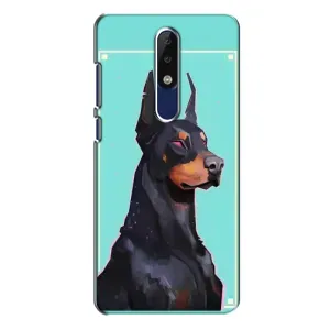 Чехол ДОБЕРМАН для Nokia 5.1 Plus (X5) (Король доберман)