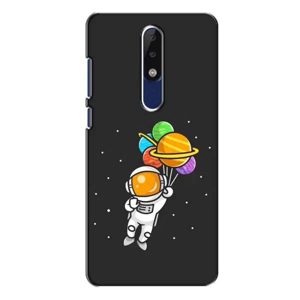 Чохол з малюнком «Космонавт з кульками» для Nokia 5.1 Plus (X5) Чохол з малюнком «Космонавт з кульками» для Nokia 5.1 Plus (X5)