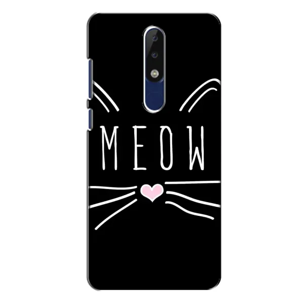 Чехол с рисунком «КОТИК MEOW» для Nokia 5.1 Plus (X5) Чехол с рисунком «КОТИК MEOW» для Nokia 5.1 Plus (X5)