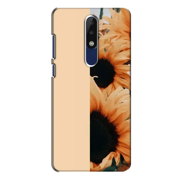 Чехол с рисунком «Красивые подсолнухи» для Nokia 5.1 Plus (X5) Чехол с рисунком «Красивые подсолнухи» для Nokia 5.1 Plus (X5)