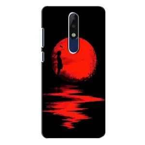 Літній Чохол на Nokia 5.1 Plus (X5) (Червоний Захід сонця)