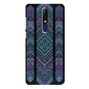 Силиконовый Чехол на Nokia 5.1 Plus (X5) (Крутой орнамент)